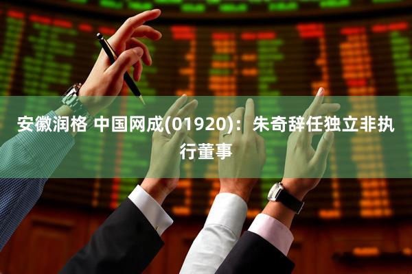 安徽润格 中国网成(01920)：朱奇辞任独立非执行董事
