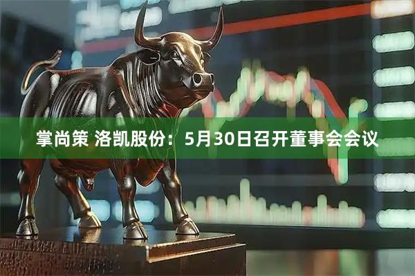 掌尚策 洛凯股份：5月30日召开董事会会议