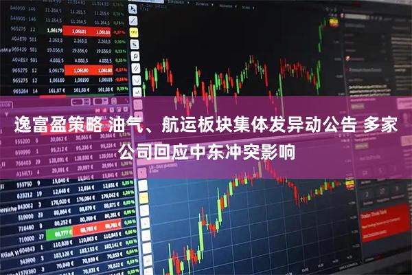 逸富盈策略 油气、航运板块集体发异动公告 多家公司回应中东冲突影响